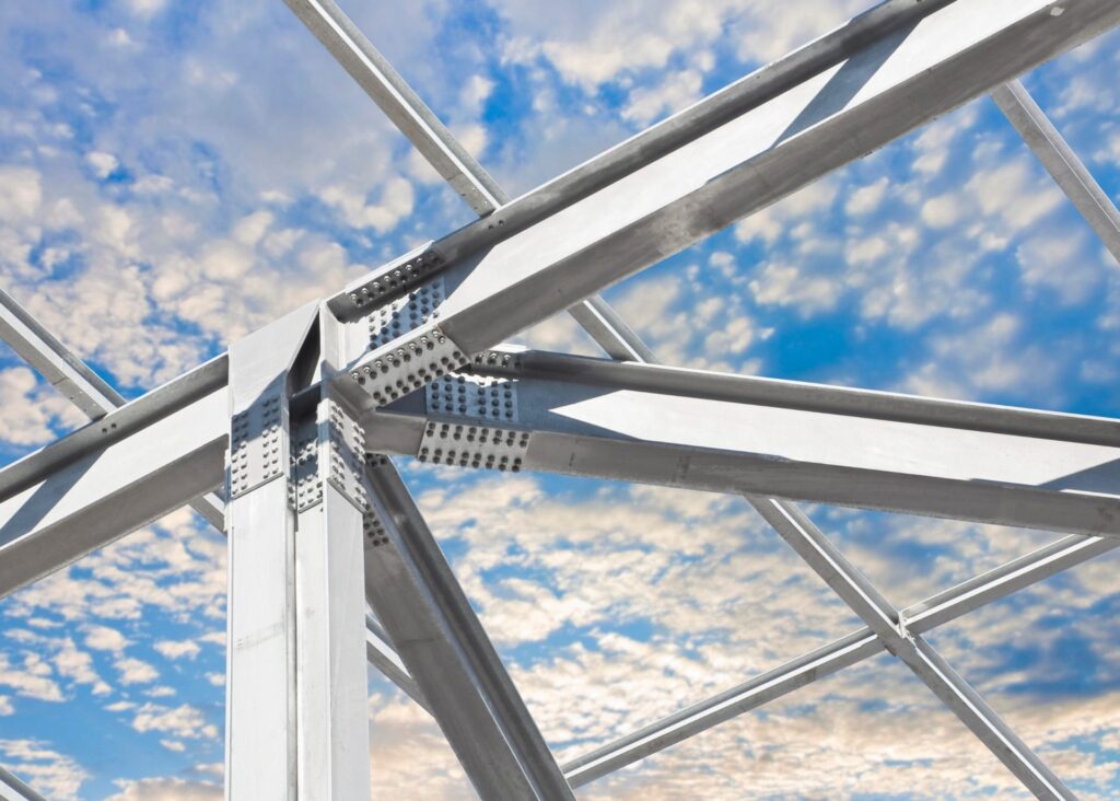 Sructural Beams in construction project