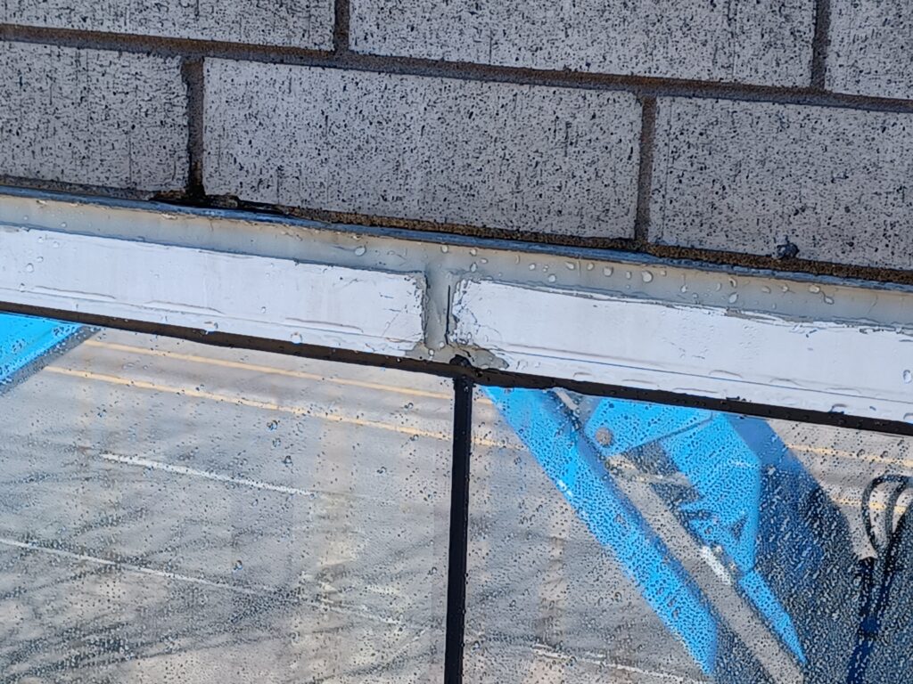 Seal test on commercial exterior buildig