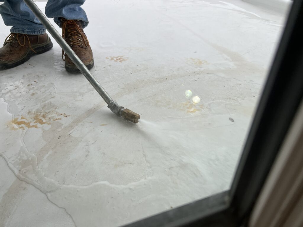 Enclosure testing for windows on new construction building