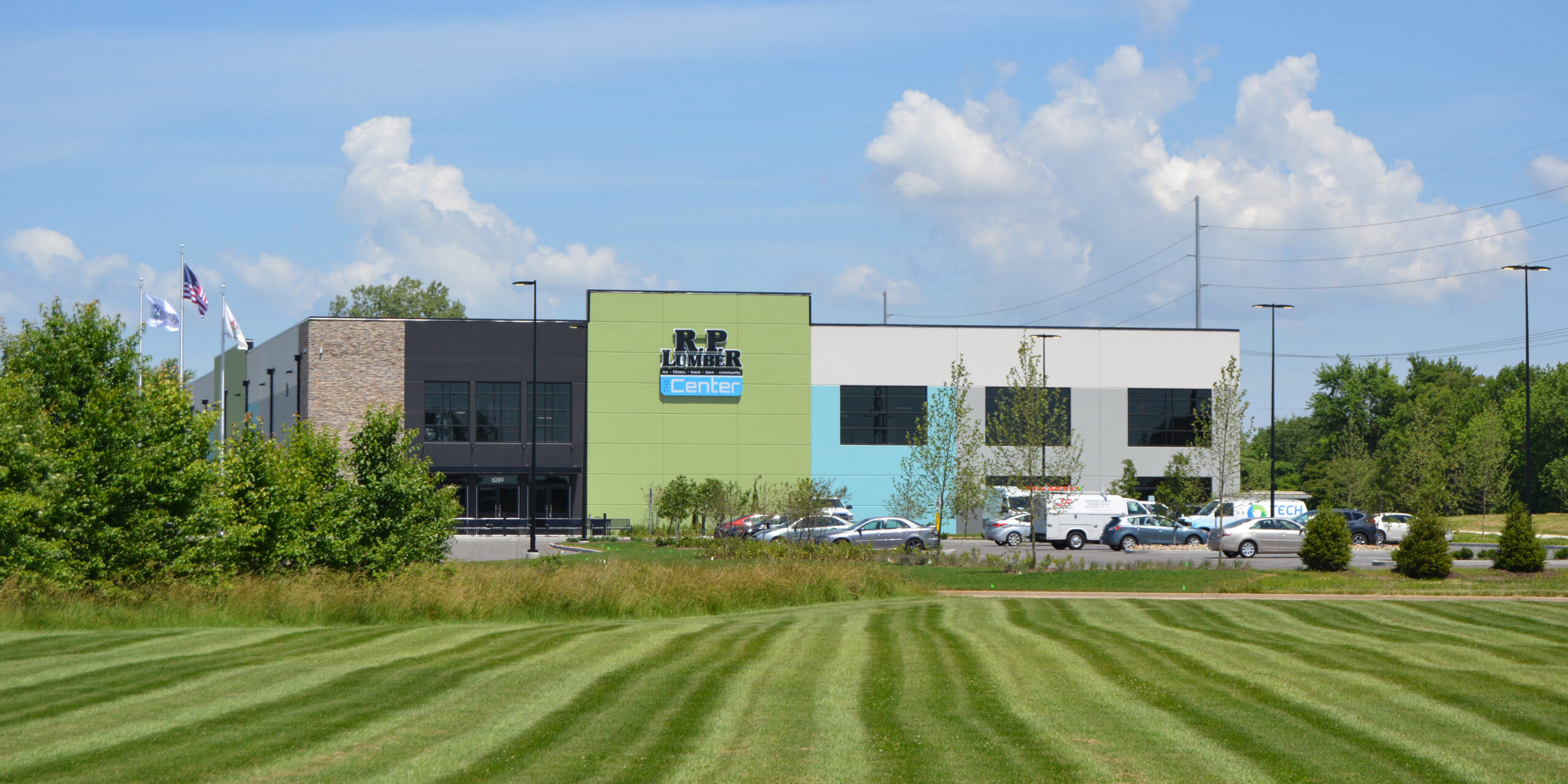 RP Lumber Ice Center in Edwardsville, IL where G&W Engineering did the MEPFP Design work.