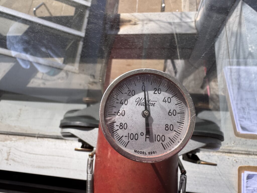 Gauge running enclosure test