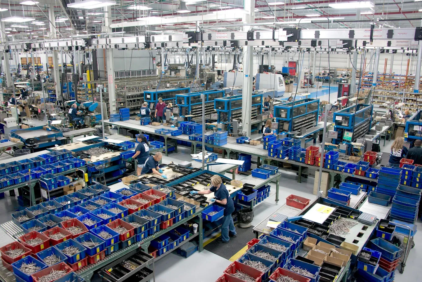 Inside view of US Tools production floor.
